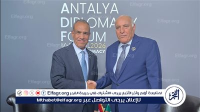 وزير الخارجية يلتقى مع نظيره الجزائري على هامش أعمال منتدى أنطاليا الدبلوماسى