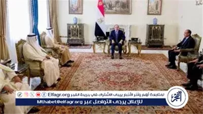 عاجل- الرئيس السيسي يؤكد رفض مصر القاطع لأي اعتداء على سيادة الدول العربية خلال استقباله وزير خارجية الكويت