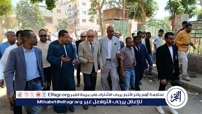 محافظ الأقصر يتفقد طريق مجمع المحاكم ومركز شباب المراعزة والخدمات الصحية بأرمنت