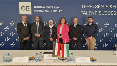 وفد جامعة بنها يزور جامعة أوبودا بالمجر لتعزيز التعاون الأكاديمي الدولي