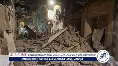 إصابة شخصين في سقوط أجزاء من عقار قديم وسط الإسكندرية