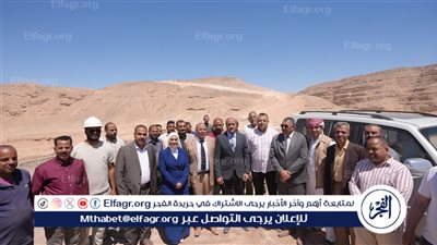 محافظ أسيوط يتابع تنفيذ محور البداري – البحر الأحمر 