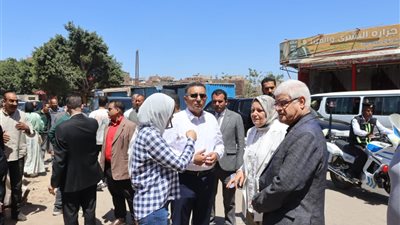 محافظ القليوبية يتفقد ميدان المؤسسة وموقف شبرا الخيمة ويشدد على إعادة الانضباط