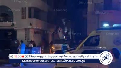 ميل مفاجئ في عمارة سكنية بكورنيش المنيا