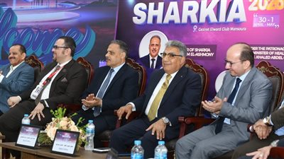 محافظ الدقهلية ومحافظ الشرقية يفتتحان مؤتمر الشرقية لأمراض الكلى بنادي جزيرة الورد بالمنصورة 