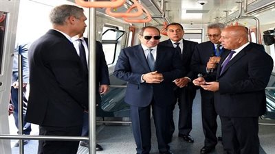 السيسي يشهد افتتاح مصنع الشركة الوطنية المصرية لصناعات السكك الحديدية (نيرك)