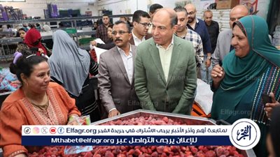 بإنتاج يومي 40 طنًا من الفراولة والعنب.. محافظ المنيا يتفقد محطة تعبئة فاكهة «البيهو» 