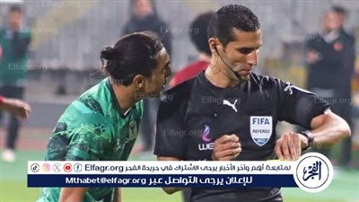 رسميا.. محمود ناجي يقود مباراة الأهلي وإنبي بالجولة السادسة من مرحلة التتويج بلقب الدوري