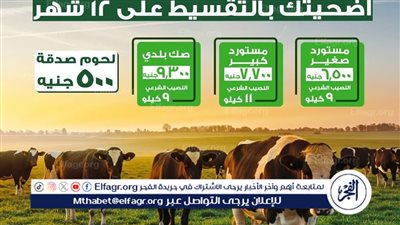 لزيادة أعداد المستفيدين بمحافظات الجمهورية المختلفة.. الأورمان تطلق خدمة التقسيط لصكوك الأضاحى 2026