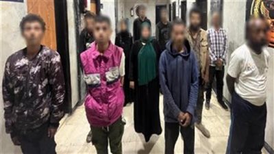 9 رجال و3 سيدات، ضبط عصابة لاستغلال الأطفال في أعمال التسول بالقاهرة