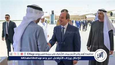 عاجل- الرئيس السيسي لمحمد بن زايد: ما يمس الإمارات يمس مصر