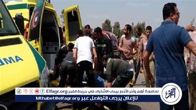 إصابة 7 أشخاص في حادث إنقلاب سيارة ميكروباص بالفيوم 