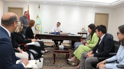وزير الزراعة يستقبل وفدًا من الاتحاد الأوروبي والوكالة الإيطالية لبحث تعزيز الأمن الغذائي