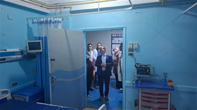 وكيل صحة الدقهلية يجري مرورًا ميدانيًا على مستشفى شربين المركزي لمتابعة أعمال التطوير 