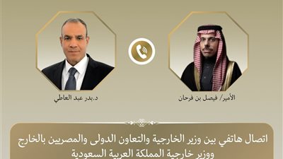 وزير الخارجية يبحث هاتفيًا مع نظيره السعودي التطورات الإقليمية