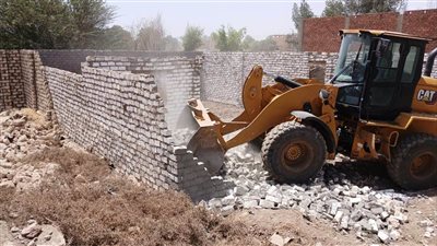 محافظ أسوان: إزالة 952 حالة تعدٍ على أراضى الدولة والزراعة ضمن الموجة الـ29