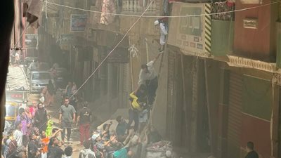ملحمة إنسانية بشبرا الخيمة.. أهالي أرض الحافي ينقذون عشرات الأطفال من حريق داخل حضانة